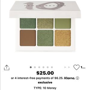 Fenty Beauty Snap Shadows 10 Money Greens